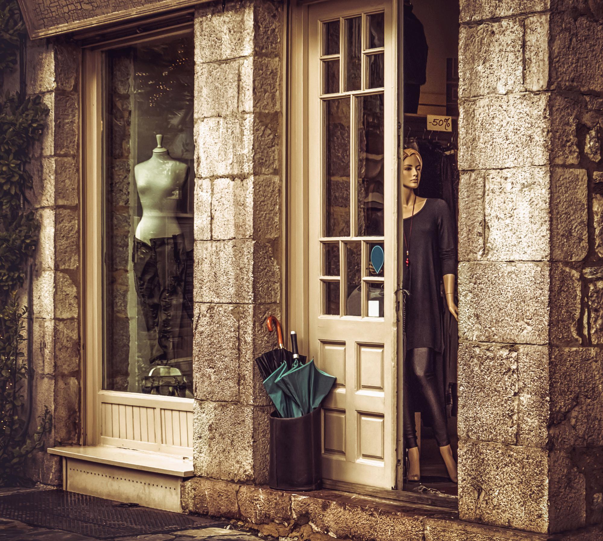Workshop entrance and facade